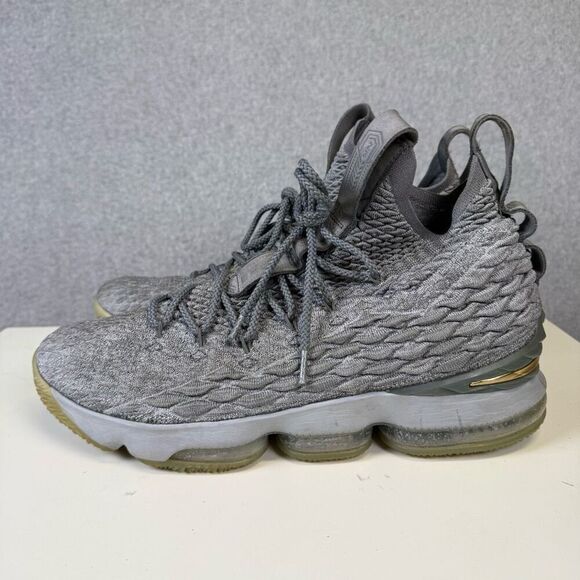 Nike LeBron 15 EP \'City Edition\' 897649-005 Men\'s Size 13 Gray Basketball Shoes main image 4